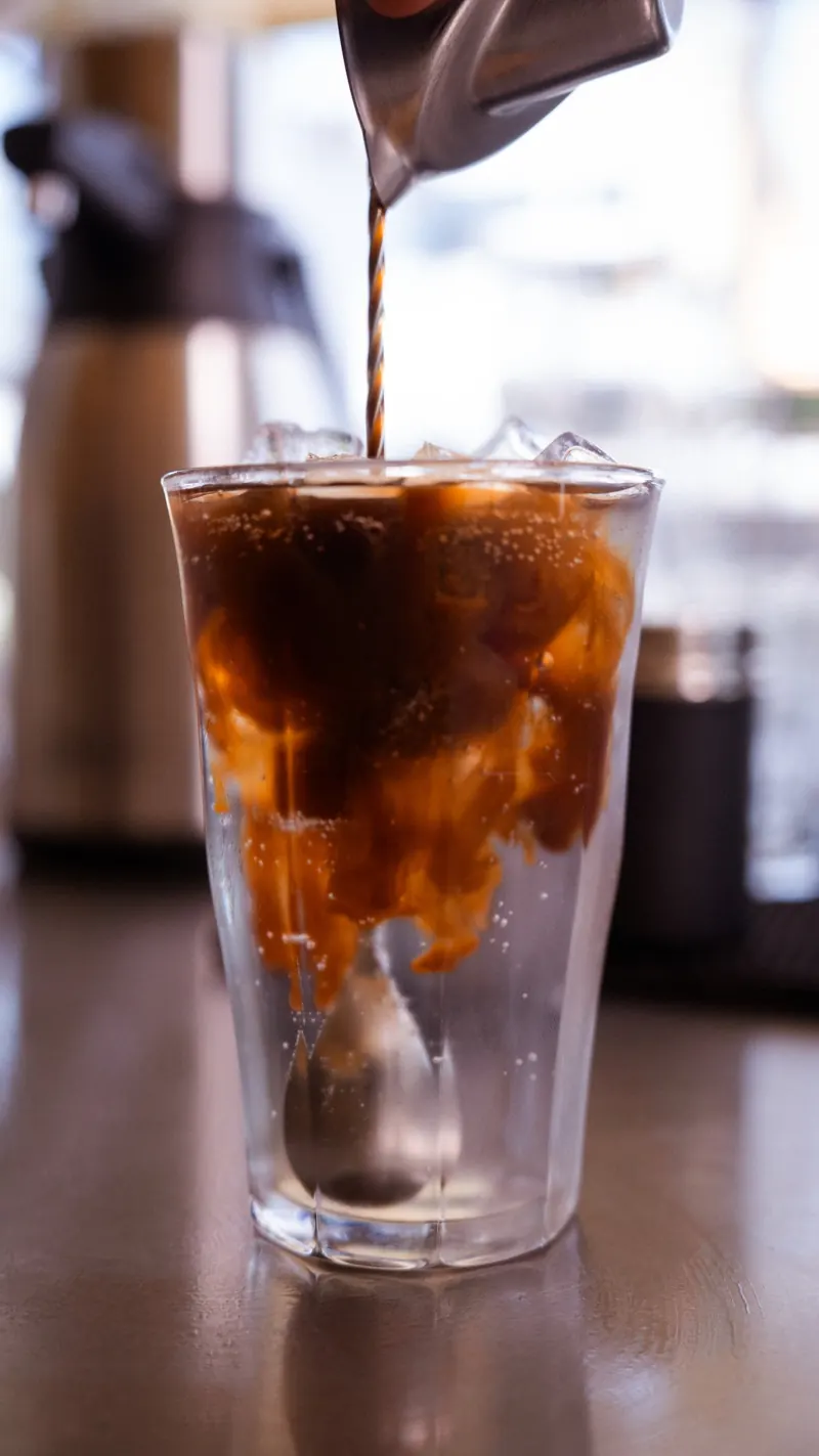 Cold brew over ice
